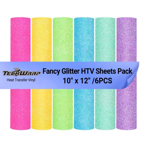Fancy Glitter HTV Sheets Pack